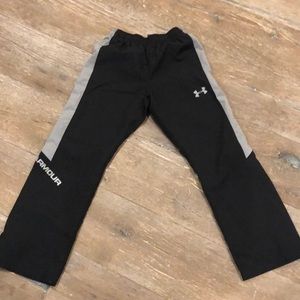 Youth Black Under Armour Wind Resistant Pants